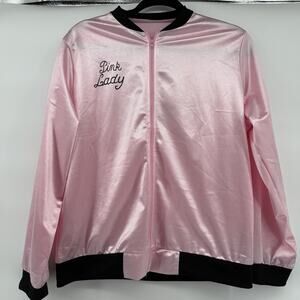⚡️Grease Adult Standard Pink Ladies Jacket Size Medium Halloween Costume Group